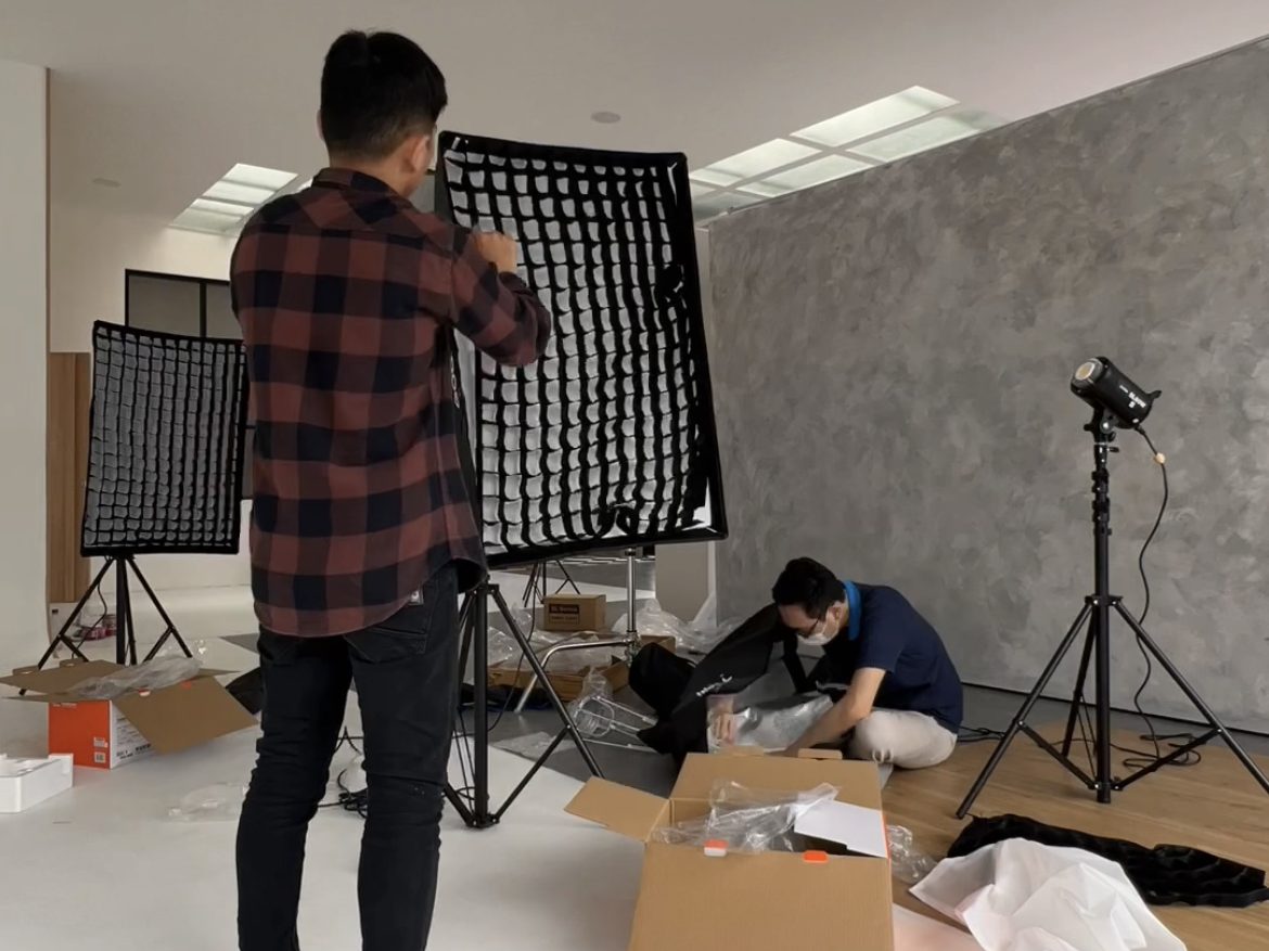 Behind the scenes
