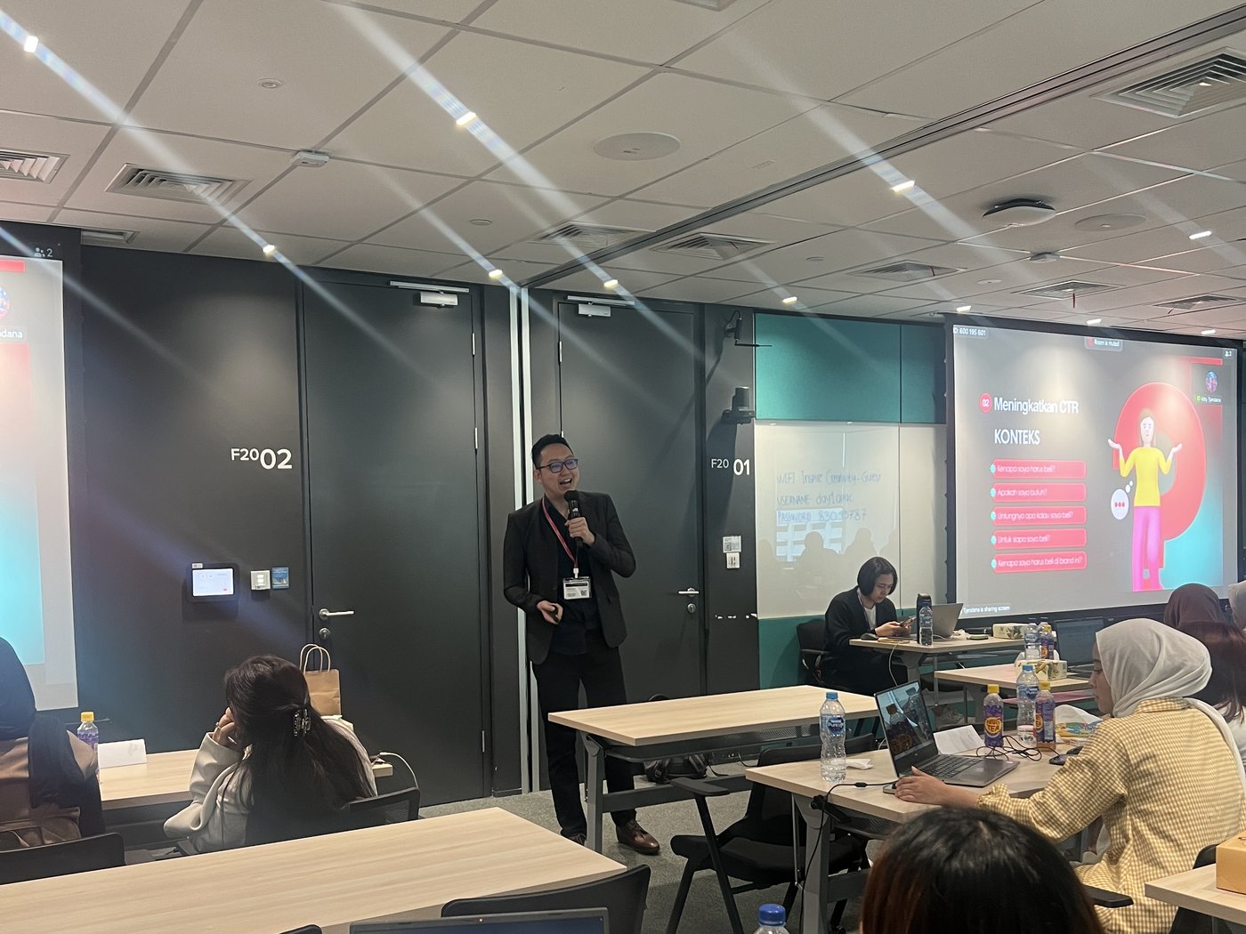 Training at TikTok office